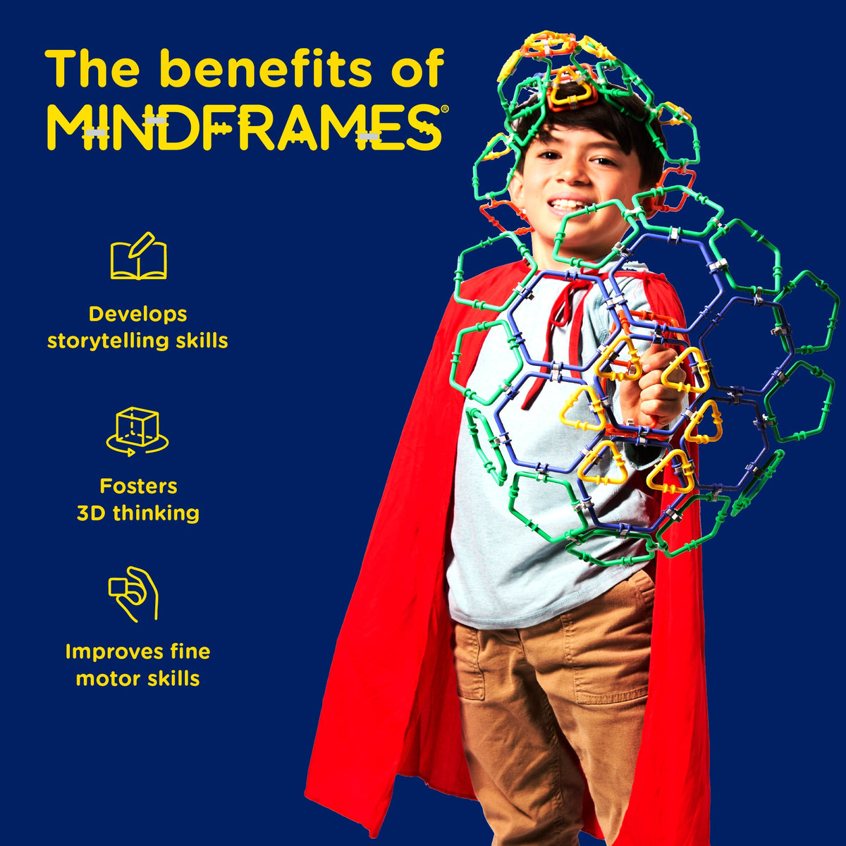 MindFrames Click ’n’ Create - Maker Wearable Construction Set (1360 pc)