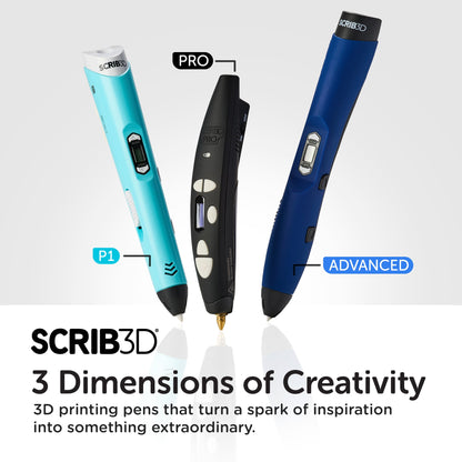 SCRIB3D Tri-Color Refills